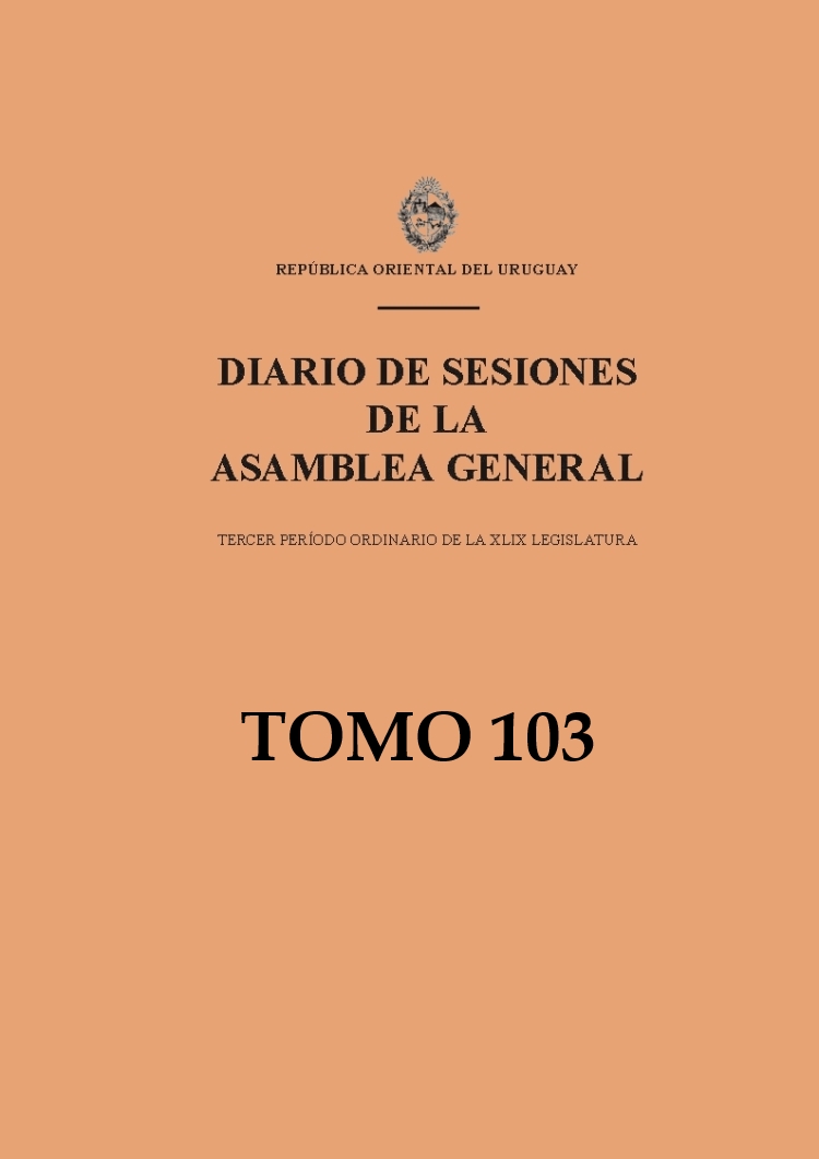 DIARIO DE SESIONES DE LA ASAMBLEA GENERAL del 01/03/2023
